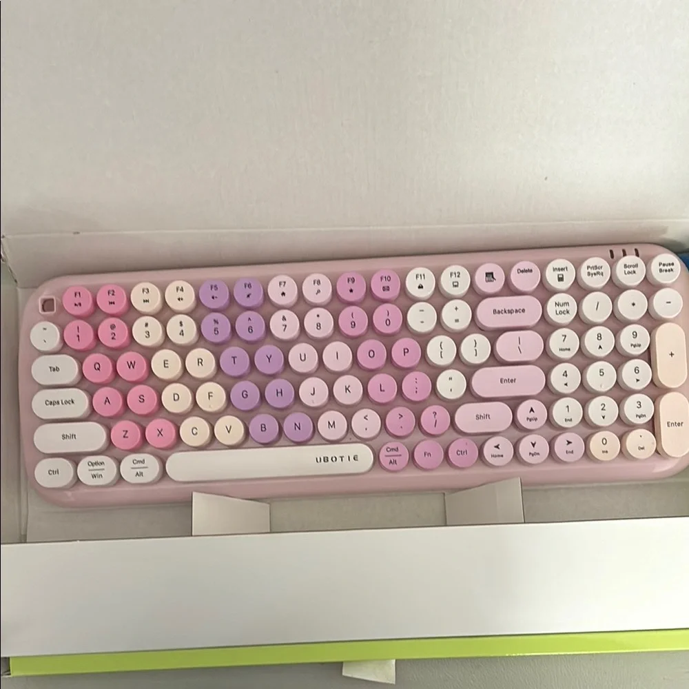 Vibrant Yellow and Red Keyboard for Enhanced Typing